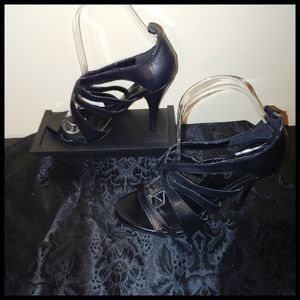 Aldo Black Heeled Sandals, 36
